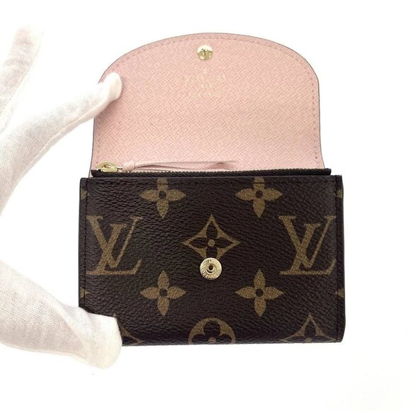 LOUIS VUITTON Rosalie Coin Purse Monogram Rose Ballerine M62361 - Picture 4 of 6